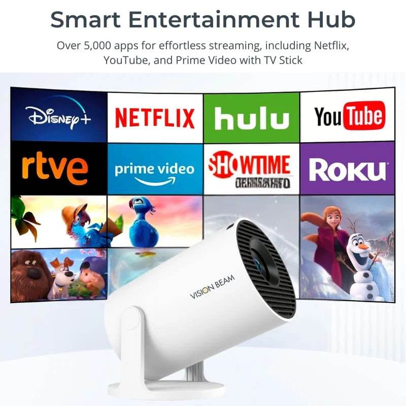 Transform Your Space with Vision Beam™ - The Ultimate Home Theater Experience Anywhere
