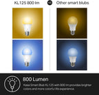 Kasa Smart Wifi Bulbs A19 9W – 16 Million Colors + Warm/Cool White, Alexa/Google