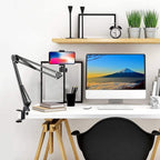 Overhead Video Mount Articulating Arm Cell Phone Holder Webcam Stand Lazy Desk