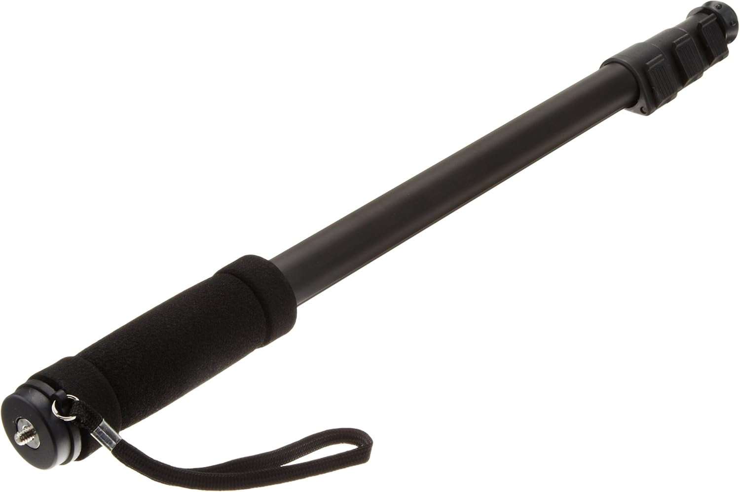 Basics 67-Inch Monopod black aluminum camera support with adjustable height and carrying bag