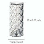 LED Lamp Crystal RGB Table Light Touch Atmosphere Diamond Rose Thanksgiving Gift