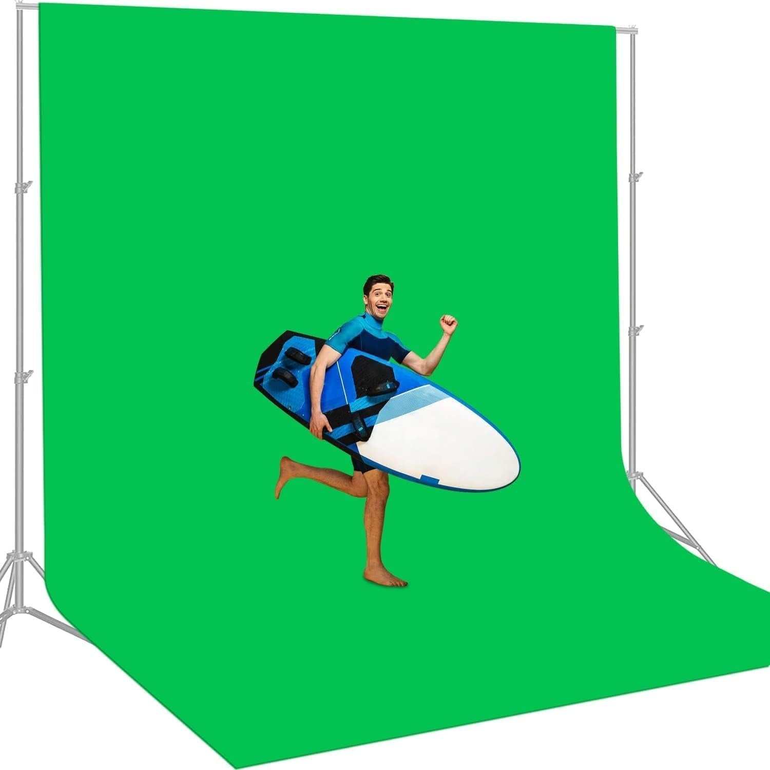 12 X 10 FT Large Green Screen Backdrop for Photography Green Screen Background