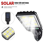 Waterproof LED solar pathway light with motion sensor and remote control for outdoor garden use