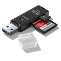 USB3.0 Micro SD Card Reader, 5Gbps 2-In-1 SD Card Reader to USB Adapter, Wans...