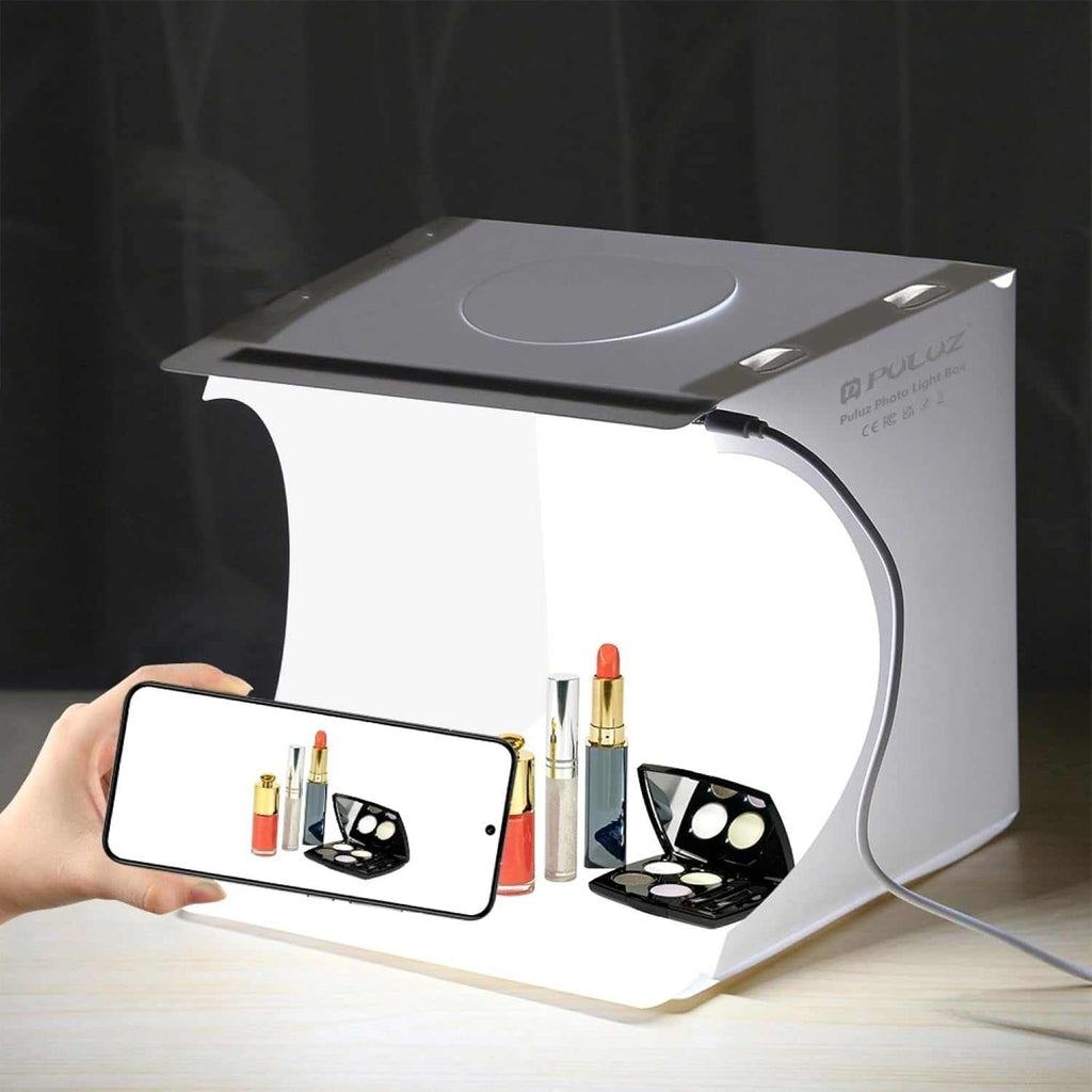 9-inch Mini Light Box with 20 LED lights for portable photography studio