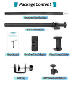 Overhead Camera Mount Desk Stand, Camera Arm Desk Mount Clamp Stand Wi