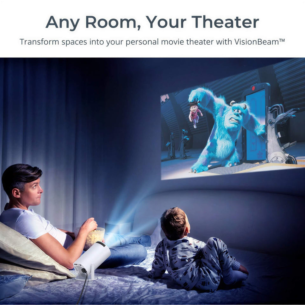 Transform Your Space with Vision Beam™ - The Ultimate Home Theater Experience Anywhere