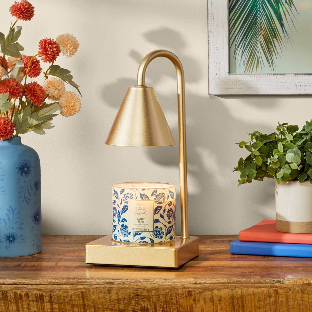Candle Warmer Lamp, Gold