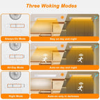 under Cabinet Lights, USB Rechargeable Closet Lights with Motion Sensor, Wireless under Counter Lights with Stick-On Magnetic for Kitchen Hallway