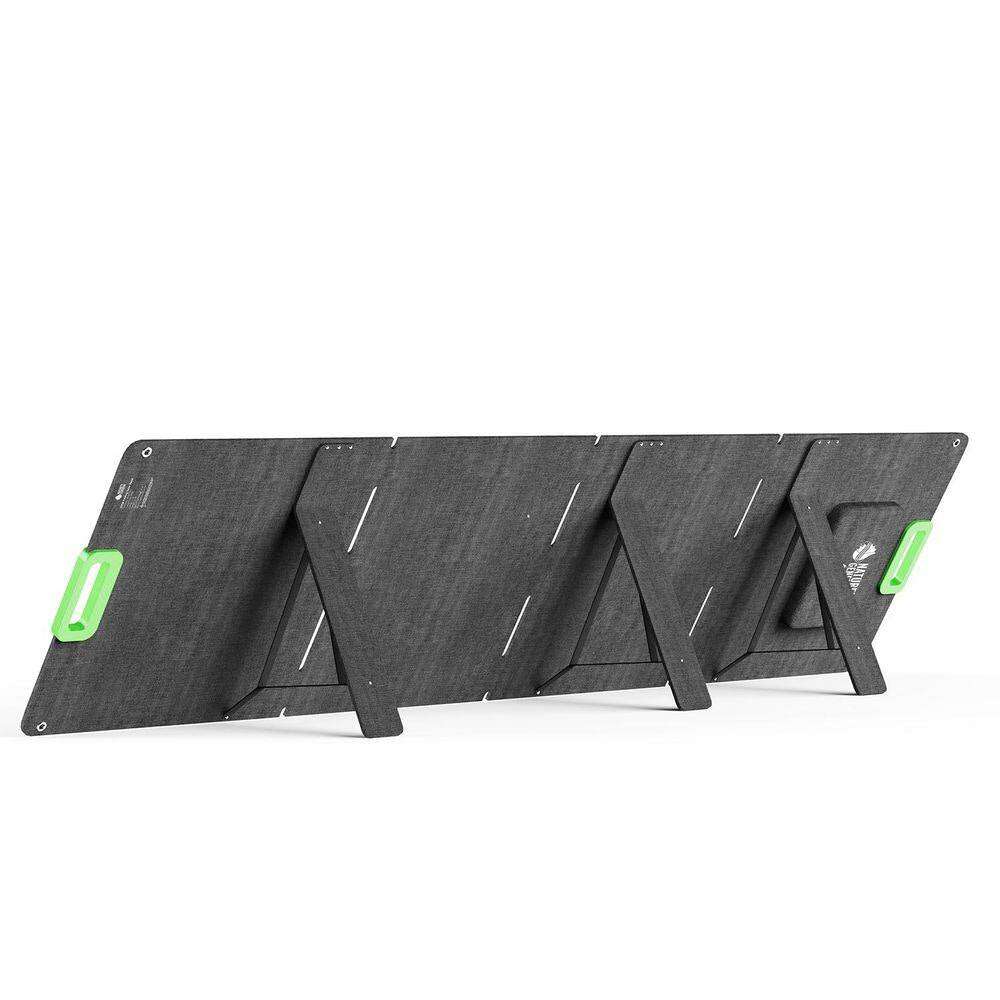 200-Watt Monocrystalline Folding Solar Panel with Included Stands