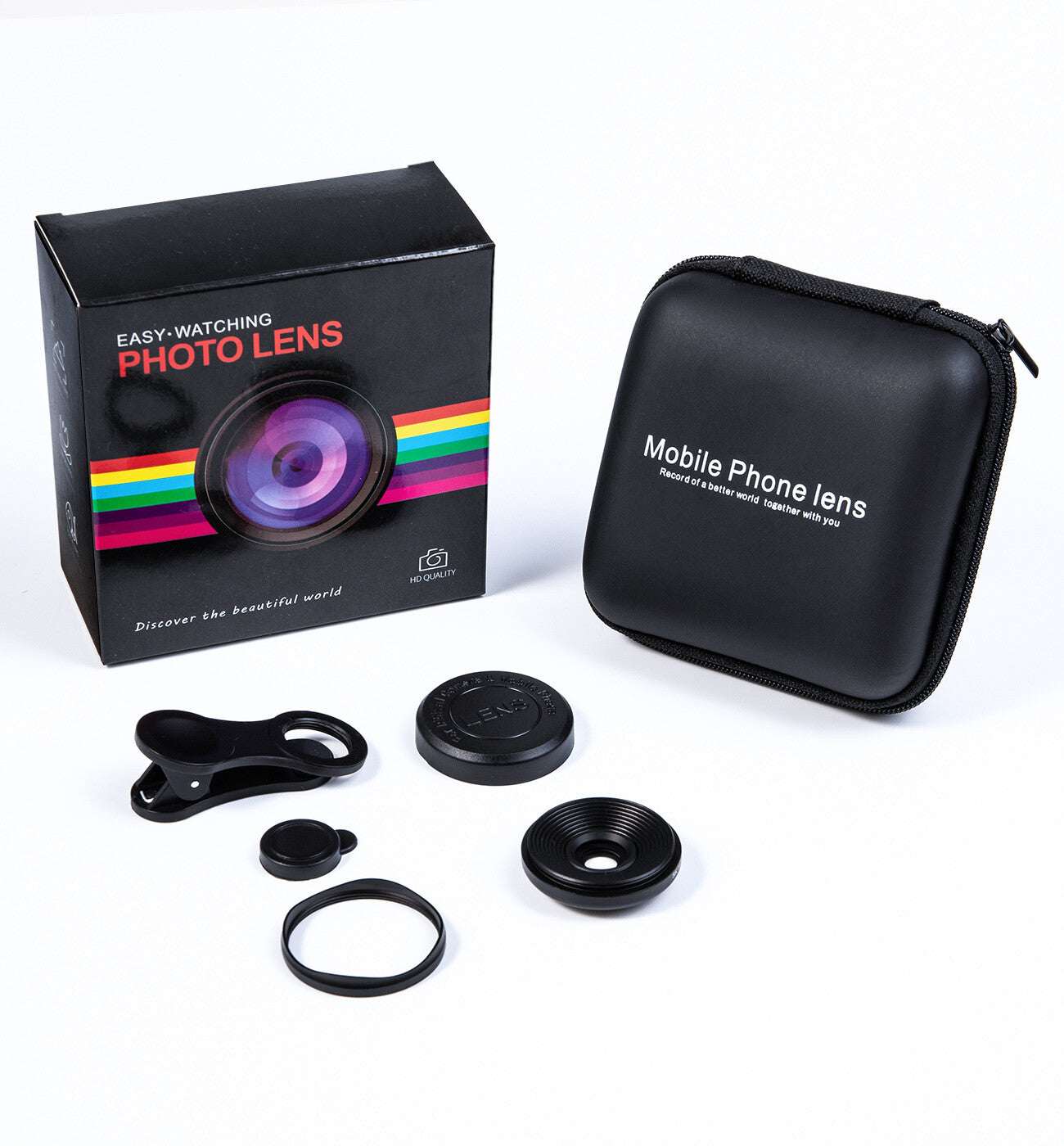 Professional 5K HD Phone Camera Photo Lens 20X Macro Lens Clip on Phone Kit Clip
