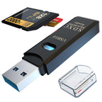 USB3.0 Micro SD Card Reader, 5Gbps 2-In-1 SD Card Reader to USB Adapter, Wans...