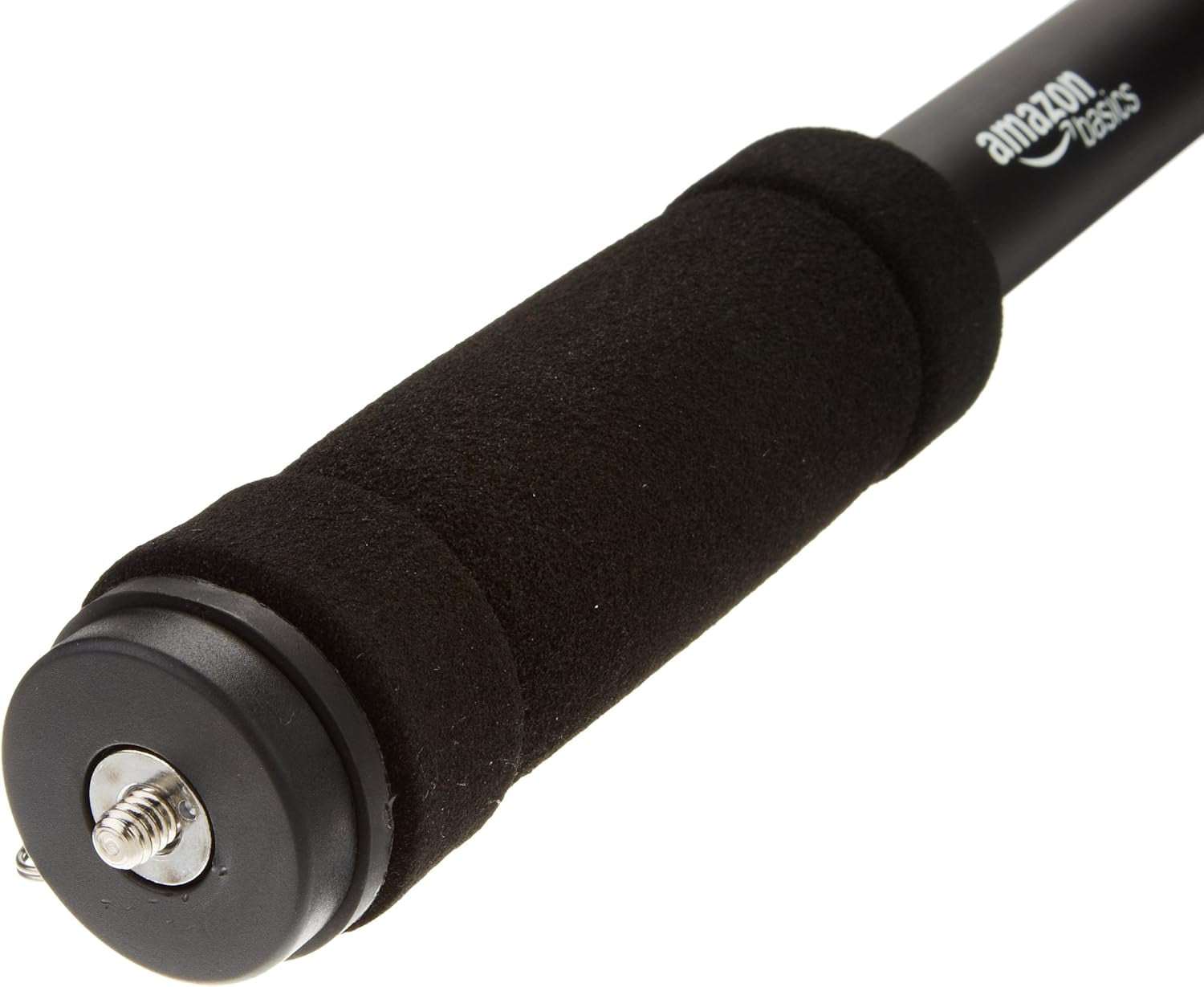 Basics 67-inch black aluminum monopod with ball head and carrying bag