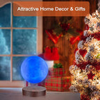Levitating Floating Moon Lamp with 16 Colors Wireless LED Night Light , Magnetic Levitation Rotating Ball , Room and Office Decor