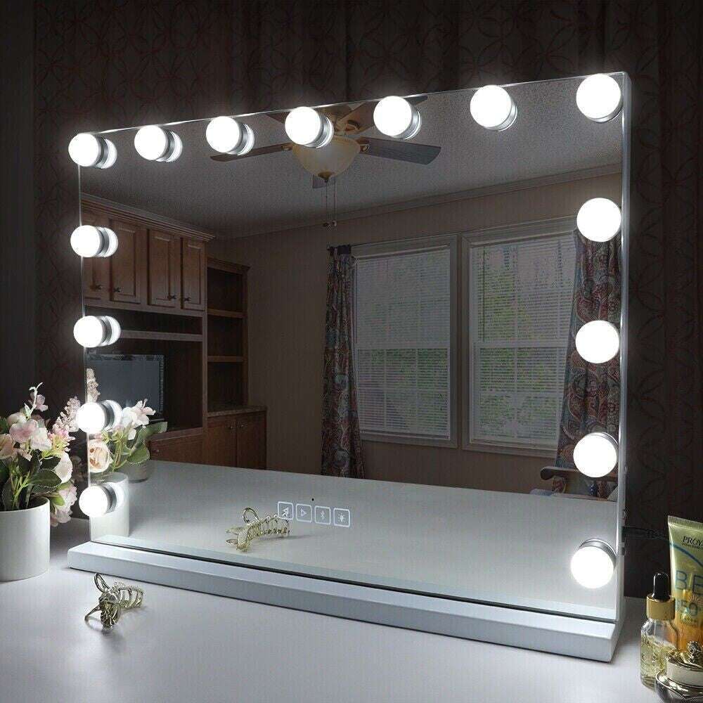 10 LED Make up Mirror Lights kit with dimmable bulbs and USB power for vanity mirrors