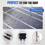 Power Your Adventures: 200W 12V/24V Solar Panel Kit with Monocrystalline Panels and 30A Charge Controller