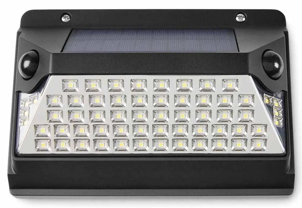 1000 Lumen Motion Sensor Flood Light, 2.34 X 8.19 X 5.85", Solar and Battery Powered
