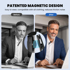 Wireless Lavalier Microphone with Magnetic Clip, Mini Mic for Iphone...