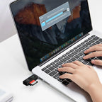 USB3.0 Micro SD Card Reader, 5Gbps 2-In-1 SD Card Reader to USB Adapter, Wans...