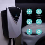Tesla (NACS) V-Box Pro Electric Vehicle Charging Station (Wi-Fi) 48 Amp with App Control-Level 2-EV Charger (240-Volt)