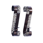Brown Metal Leaf Wall Sconce with Scroll Designs (2- Pack)