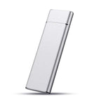 Portable SSD external hard drive with large capacity, slim metal design, and wide device compatibility for PC, Mac, and laptops