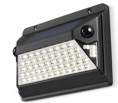 1000 Lumen Motion Sensor Flood Light, 2.34 X 8.19 X 5.85", Solar and Battery Powered