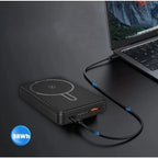 10000/5000Mah Magnetic Portable Power Bank - Fast Charging, 12W Large Capacity Power Bank, Suitable for Outdoor Travel