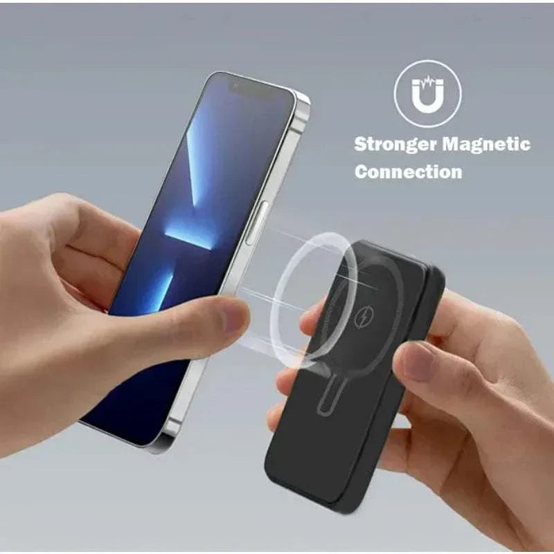 10000/5000Mah Magnetic Portable Power Bank - Fast Charging, 12W Large Capacity Power Bank, Suitable for Outdoor Travel