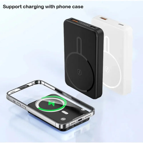 10000/5000Mah Magnetic Portable Power Bank - Fast Charging, 12W Large Capacity Power Bank, Suitable for Outdoor Travel