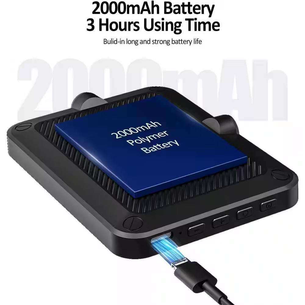 Rechargeable Selfie and Phone Light Clip with Adjustable Brightness for Makeup, Tiktok, Live Streaming Black