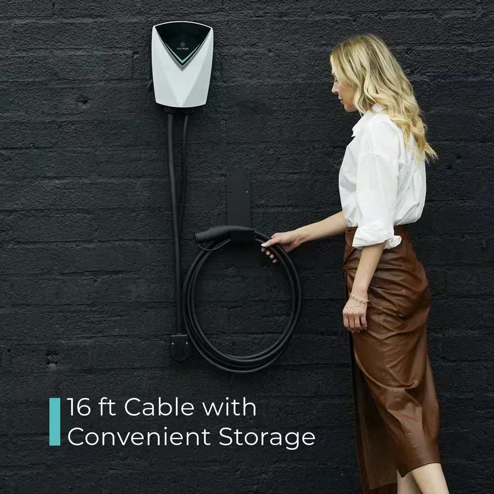 Tesla (NACS) V-Box Pro Electric Vehicle Charging Station (Wi-Fi) 48 Amp with App Control-Level 2-EV Charger (240-Volt)