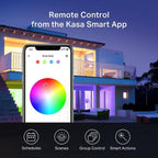 Kasa Smart Wifi Bulbs A19 9W – 16 Million Colors + Warm/Cool White, Alexa/Google