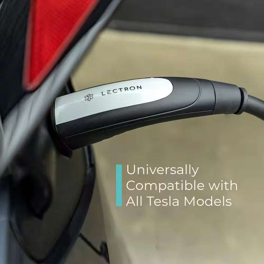 Tesla (NACS) V-Box Pro Electric Vehicle Charging Station (Wi-Fi) 48 Amp with App Control-Level 2-EV Charger (240-Volt)