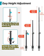 Overhead Camera Mount Desk Stand, Camera Arm Desk Mount Clamp Stand Wi