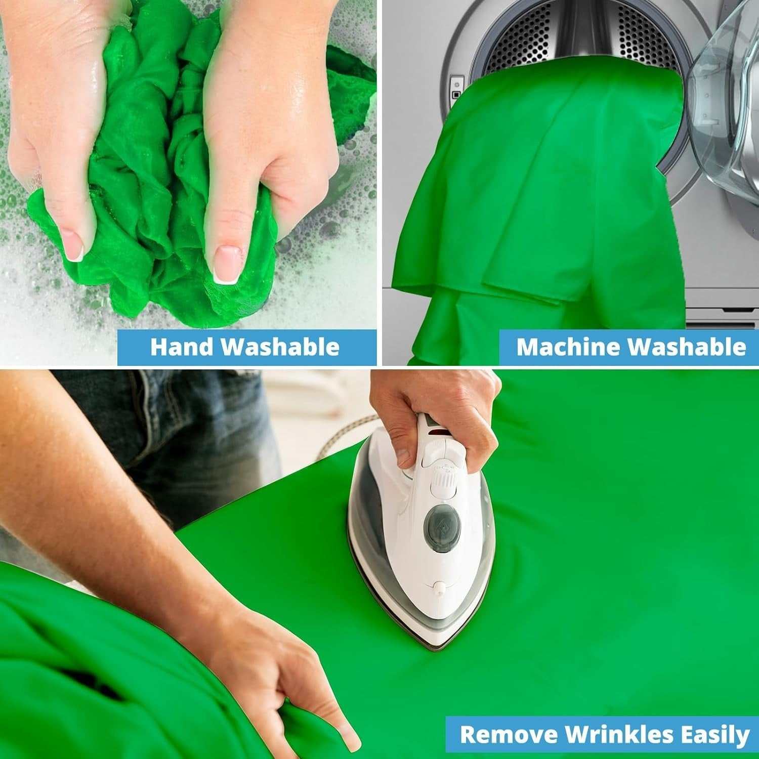 12 X 10 FT Large Green Screen Backdrop for Photography Green Screen Background