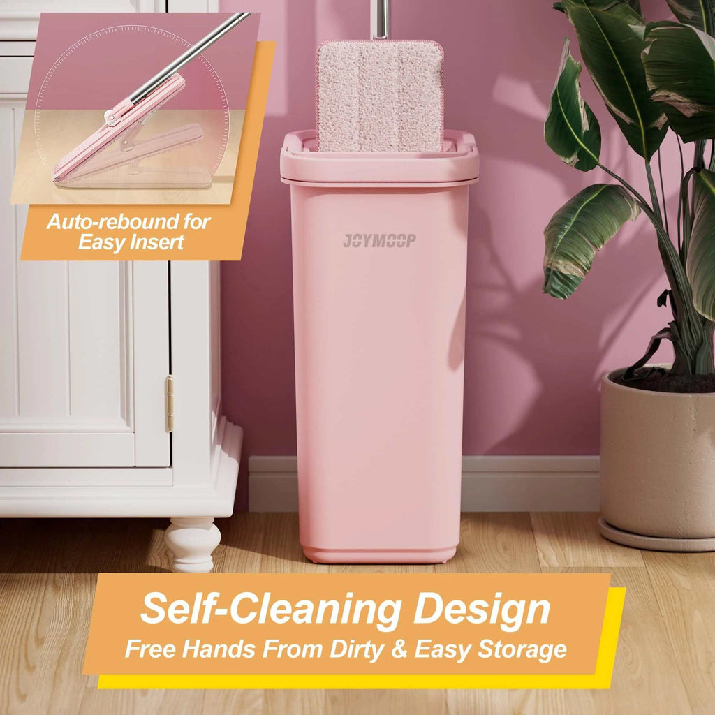 Microfiber Wet Flat Mop and Bucket Set for Home