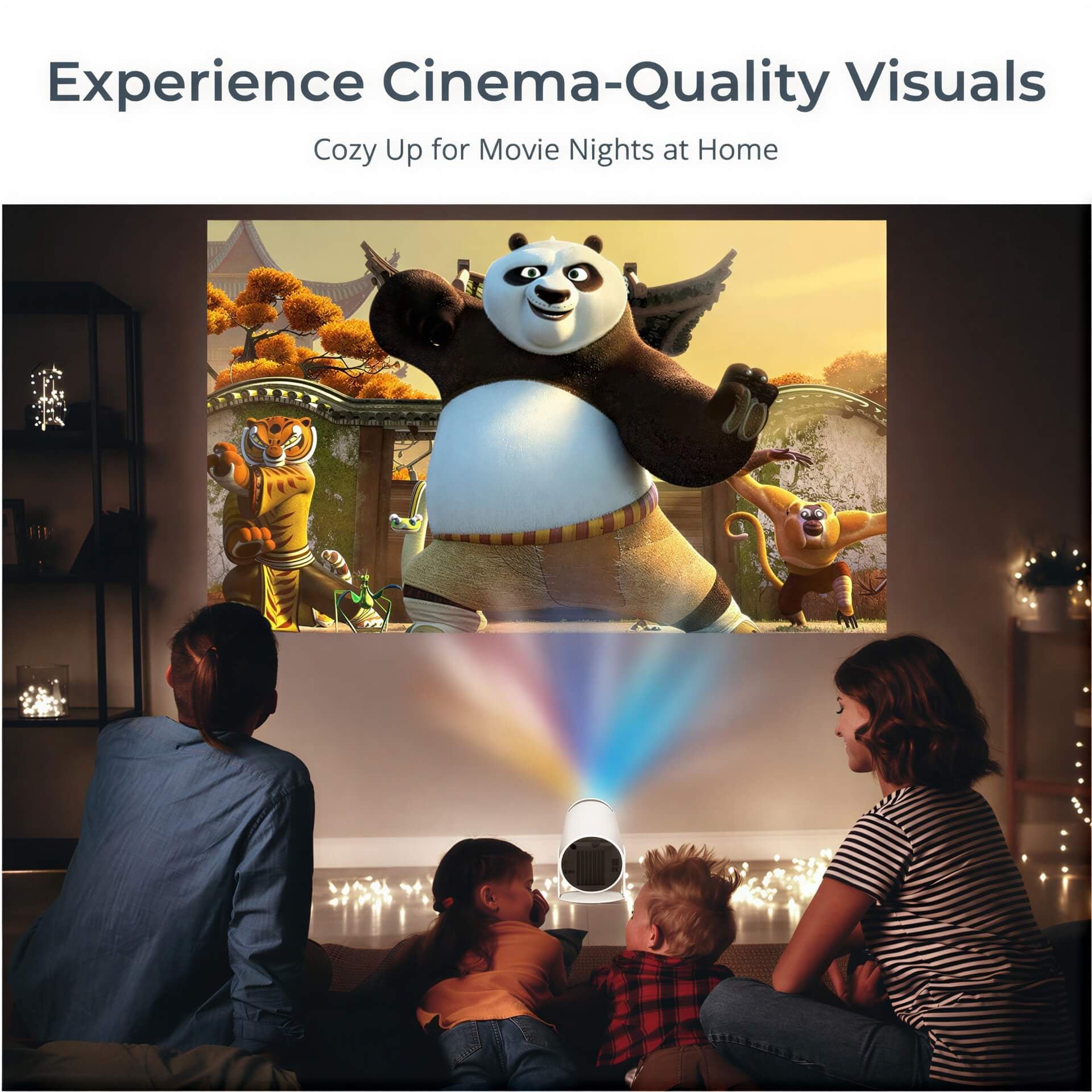 Transform Your Space with Vision Beam™ - The Ultimate Home Theater Experience Anywhere
