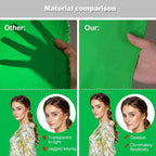 12 X 10 FT Large Green Screen Backdrop for Photography Green Screen Background